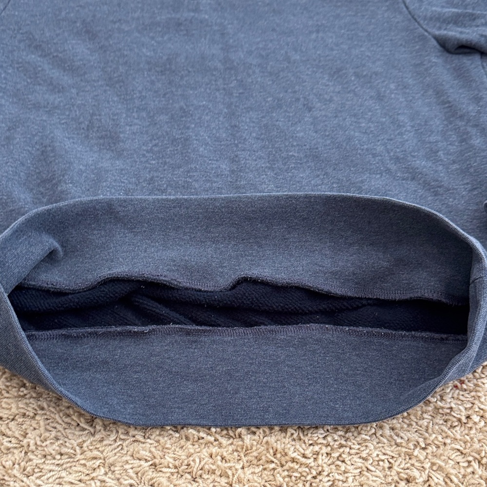 Wanakhome Womens Super Soft Heathered Blue Crewneck Crew Sweatshirt, sz M - Picture 5 of 15